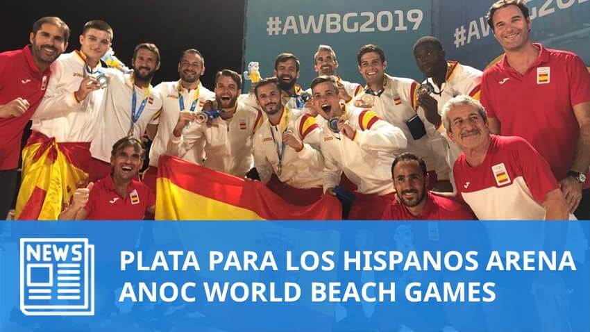 ANOC World Beach Games: Medalla de plata para los Hispanos Arena